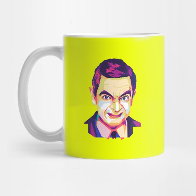 Mr. Bean Rowan Atkinson by Tupai Art